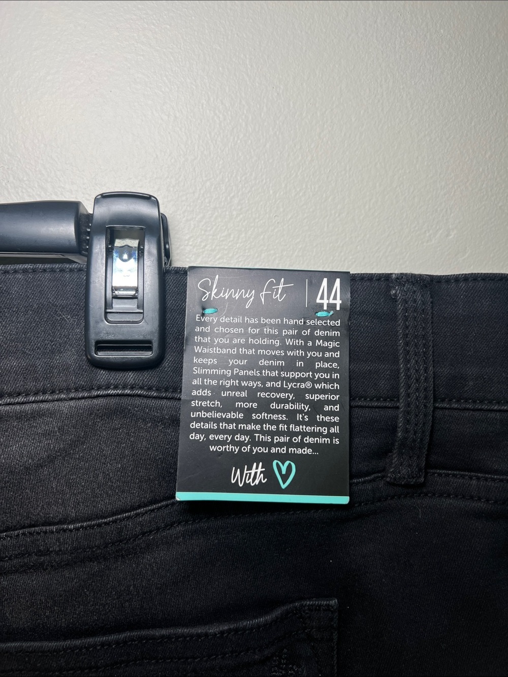 LuLaRoe Black Distressed Skinny Jeans - Picture 3 of 4